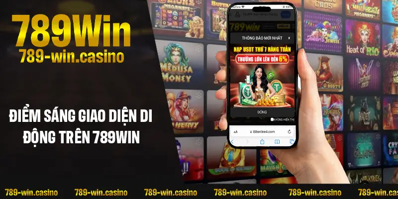 Điểm sáng giao diện di động trên 789WIN