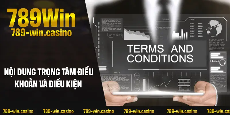 Nội dung trọng tâm về điều khoản và điều kiện